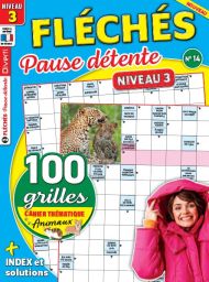 Fléchés Pause Détente 14 - Niveau 3 - Avec un cahier thématique animaux - Achat Divertistore.com