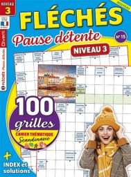 Fléchés Pause Détente 14 - Niveau 3 - Avec un cahier thématique animaux - Achat Divertistore.com