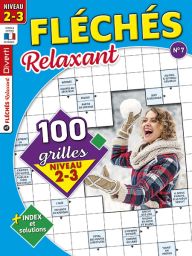 Une revue entièrement fabriquée en France qui vous propose 100 grilles de mots fléchés de niveau 2-3. Avec index et solutions, par Diverti Editions