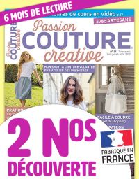 Découverte du magazine Passion Couture créative