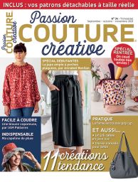 Passion Couture Créative n°34 tutoriels faciles à coudre achat magazine Diverti editions