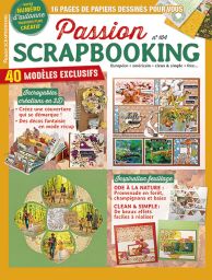 Passion Scrapbooking n°104 magazine albums photo papiers scrap
