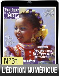 L'édition numérique du Cahier pastel n°31 de Pratique des Arts : Découvrez des pastellistes des Etats-Unis et du Canada, et pratiquez votre art avec 2 démos : réussissez la transparence de l'eau, et réalisez un portrait monochrome.