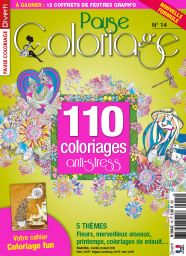 pause coloriage magazine diverti éditions anti-stress coloroscope spacedyn creative