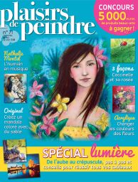 plaisirs de peindre magazine lumière artistes acrylique nathalie montel
