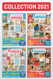 4 numéros DIY pour créer toute l’année : déco, couture, récup’, fêtes, idées originales et faciles à faire avec peu de matériel. Achat sur Divertistore