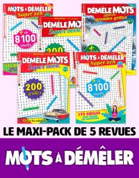 Le PACK DÉMÊLE MOTS 2020 - 5 revues