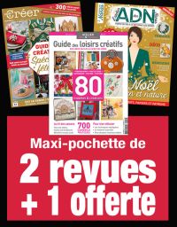MON HIVER DIY : 2 magazines de loisirs créatifs + 1 revue OFFERTE !