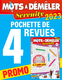Pack Mots à Démêler Serenity 2023 - 4 revues Diverti editions