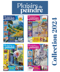 Collection 2021 complète Plaisirs de Peindre 4 numéros collectors
