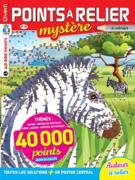 Points à relier mystère 25 - Savane, Métiers du spectacle, Chine, Jardins, Marchés de provence