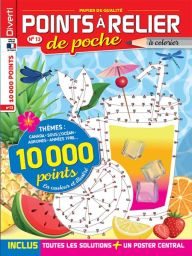 Points à relier de Poche 16 - A colorier - Souris en catimini, jaune,coupe du monde, jeux de jardin...