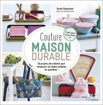 Couture Maison Durable - Sarah Despoisse - Editions L'Inédite - Achat livre sur Divertistore
