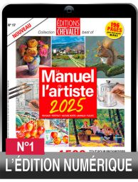 TÉLÉCHARGEMENT : Le manuel de l'artiste 2025  - Editions du Chevalet n°17