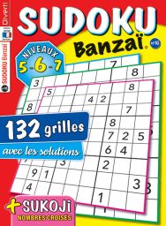 Sudoku Banzaï 12 - Avec 132 grilles et toutes les solutions Diverti Editions