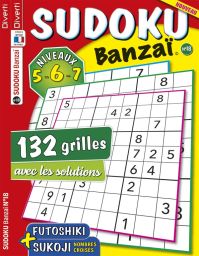 Sudoku Banzaï 12 - Avec 132 grilles et toutes les solutions Diverti Editions