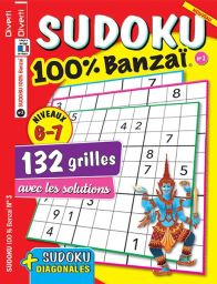 Sudoku Banzaï numéro 2- Avec 132 grilles niveaux 5, 6 