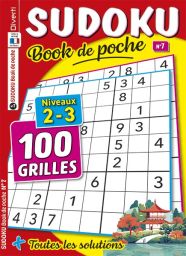 Sudoku Book de Poche numéro 7 - Achat magazine sur Divertistore.com