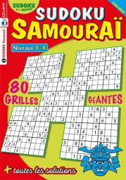 Sudoku Samouraï - Hors-série 01 Sudoku Banzaï - magazine de Diverti Editions
