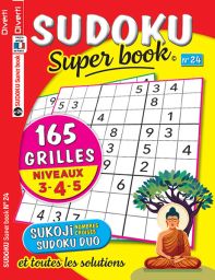 SUDOKU Super book 24 - Niveaux 3-4-5