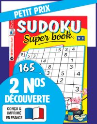 SUDOKU Super Book découverte 2 numéros