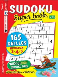 SUDOKU Super book 24 - Niveaux 3-4-5