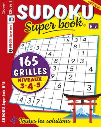 SUDOKU Super book 03 - Niveaux 3-4-5 - Diverti Editions