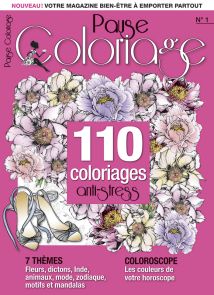 Pause Coloriage n°1 - 110 coloriages anti-stress