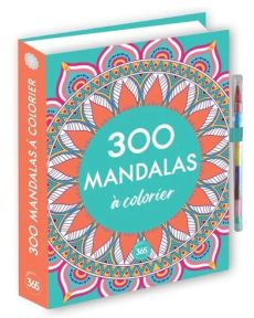300 mandalas à colorier - Avec 1 crayon - 9782383826163