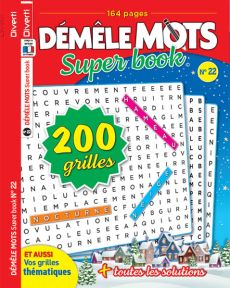 Démêle Mots Super Book n°22 - 200 grilles de jeu !