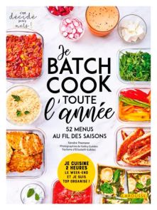 livre recette Batch cooking menus semaine 9782035995575