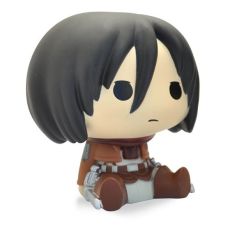 Figurine Tirelire Chibi L'Attaque des Titans Mikasa - Plastoy env. 14 cm sous licence officielle. Achat sur divertistore 3521320800752