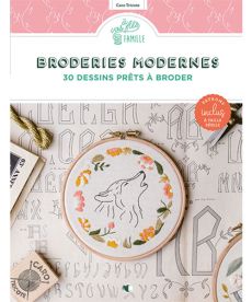 livre Broderies modernes - 30 dessins prêts à broder 9782814106642