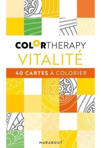 Color therapy vitalité : 40 cartes à colorier - Achat livre de coloriage sur divertistore.com 9782501148399 