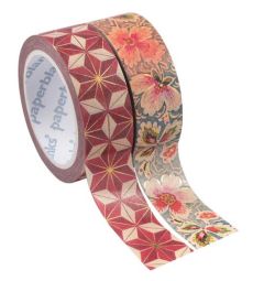 Ruban adhésif Washi Hishi Filigrane Floral Ivoire 9781439781647