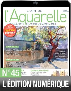 TELECHARGEMENT : le magazine L'Art de l'Aquarelle n°45 en version numérique