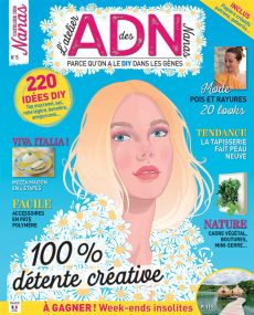ADN l'Atelier des Nanas n°5 - Inclus : papiers créatifs, patrons et gabarits
