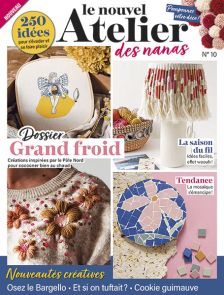 Le nouvel Atelier des Nanas n°10 magazine tutos créatifs