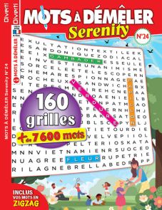 Mots à démêler Serenity 24 - Plus de 7600 mots à découvrir - Magazine de Diverti Éditions