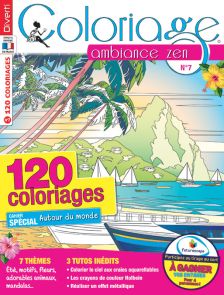 Revue Coloriage anti stress Ambiance Zen n°7 - Cahier spécial Tout du Monde