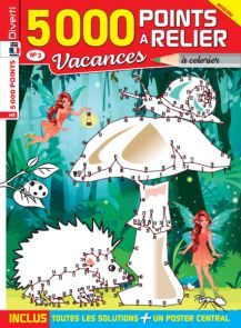 5 000 Points à relier numéro 3 - Vacances - Magazine de Diverti Editions - couverture