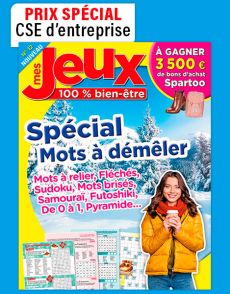 1 AN d'abonnement à Mes Jeux Bien-être