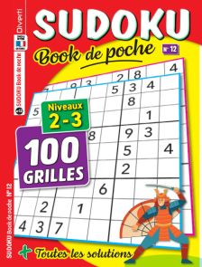 Sudoku Book de poche numéro 12 - Niveaux 2-3