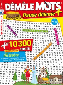 Démêle Mots Pause Détente n°15 - Avec un cahier spécial "Vacances"