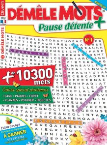 Démêle mots Fleurs Coccinelle Grille