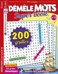 Découvrez le dernier numéro de Démêle-Mots Super book : des jeux de mots captivants pour stimuler votre esprit et vous divertir. Plongez-y maintenant! - Achat magazine sur Divertistore