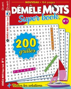 Démêle-Mots Super Book - 200 grilles - Diverti Editions