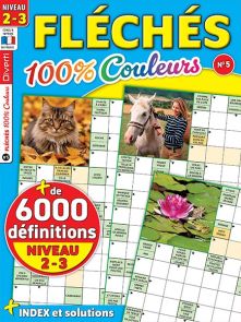 Fléchés 100% Couleurs n°5 - 100 grilles niveau 2-3