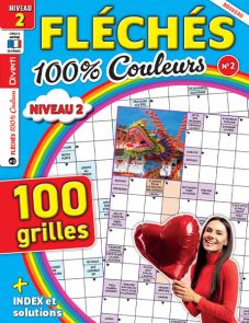 Fléchés 100% Couleurs n°2 - Niveau 2 - Magazine de Diverti Editions