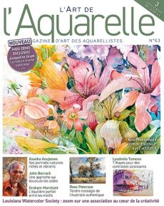 L'Art de l'Aquarelle N°63 achat magazine Diverti éditions